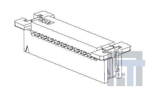 45120-000030 Проводные клеммы и зажимы 20P, .050