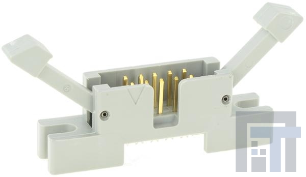 4610-7350 Проводные клеммы и зажимы 10P WIRE MNT PLUG LONG LATCH