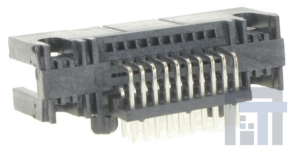 81020-500203-RB Проводные клеммы и зажимы 20POS R/A HEADER
