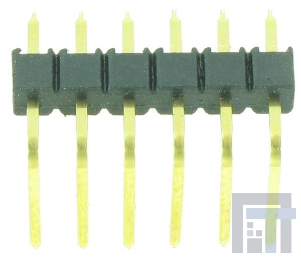 929550-01-06-I Проводные клеммы и зажимы 6P R/A 1 ROW GOLD