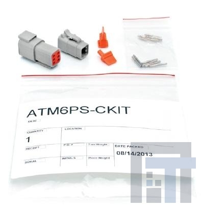 ATM04-3P-KIT01 Автомобильные разъемы ATM 3P KIT WEDGE & CONTACTS