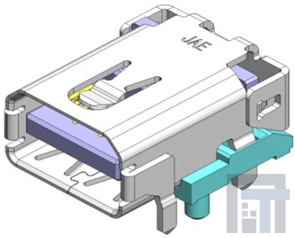 DP3R020RU32JQR400 Соединители для ввода/вывода Thunderbolt Reverse Mnt, 1.4mm Terminal