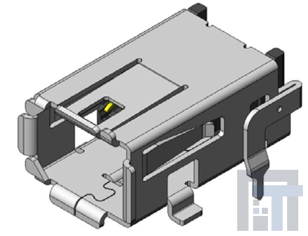 DZ02R008NC1R400 Соединители для ввода/вывода Mini I/O Industrial Recept 400 pc reel