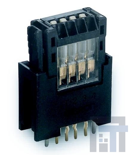 XN2B-1470 Соединители для ввода/вывода 4P CABLE SOCKET 28-20 AWG EASY WIRE