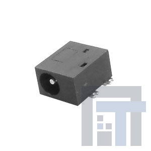 PJ-014CH-SMT-TR Соединители питания для постоянного тока power jack, 1.0 x 3.8 mm, rt, SMT, high current, 1 switch, T/R package