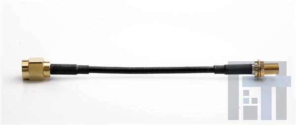 CAB-0114 Соединения РЧ-кабелей SMA(F) JK-SMA(M) RG-174 75mm