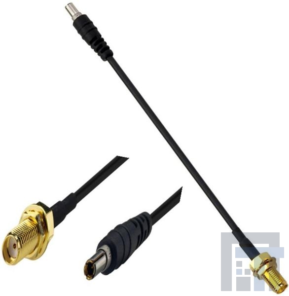 CAB-T01 Соединения РЧ-кабелей SMA(F) to TS-9(M) Plug RG-174 100mm