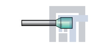 2623-0-100 Клеммы H0.34/8 Insulated Turquoise Ferrule