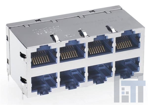0821-1X1T-43-F Модульные соединители / соединители Ethernet RJ45 Connector
