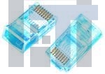 32-5998EUL Модульные соединители / соединители Ethernet RJ45 8P8C Cat5E Rnd Solid and Stranded