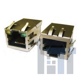 ARJ11E-MBSC-A-B-GL2 Модульные соединители / соединители Ethernet IEEE 802.3ab RJ45 0C to +70C