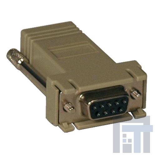 B090-A9F Модульные соединители / соединители Ethernet Tripp Lite DB9F - RJ45 Modular Serial Adapter Ethernet to Console Server