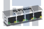 J8064D648ANL Модульные соединители / соединители Ethernet 1X4 TAB DOWN 4-CORE