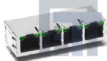 JG0-0026NL Модульные соединители / соединители Ethernet 1X4 TAB UP 8-CORE W/