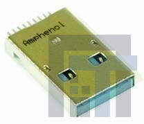 GSB416445CHR USB-коннекторы USB3.1 A PLG SMT 2ugold+30u