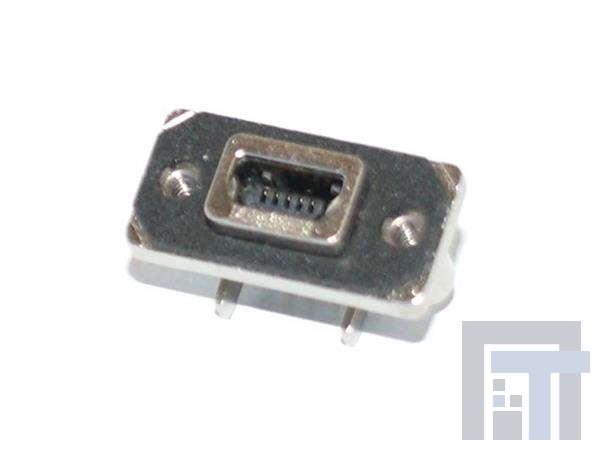 MUSB-B551-04 USB-коннекторы MINI B SNGL VERT RA PCB