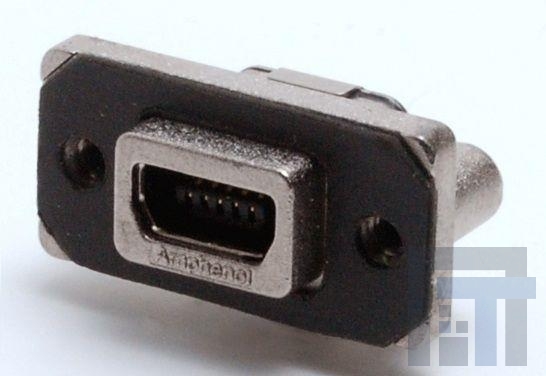 MUSBE15104 USB-коннекторы USB MINI AB R/A RUGGED