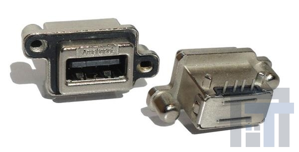 MUSBR-A111-40 USB-коннекторы Epoxy Free IP67 USB A low profile R/A