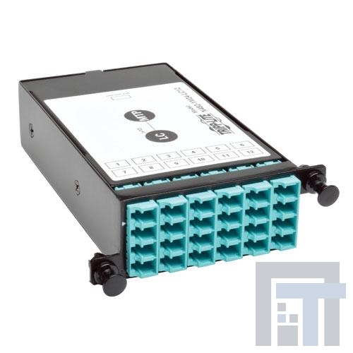 N482-1M24-LC12 Волоконно-оптические соединители 24-Fiber Patch Panel MTP/MPO to x12 LC 10Gb Breakout Cassette