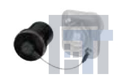 SCNO-FDW-A Волоконно-оптические соединители D-series receptacles Cover, Blk metal