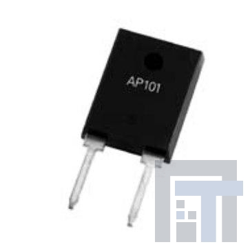 AP101-1K2-J-100PPM Толстопленочные резисторы – сквозное отверстие 100W 1.2K ohm 5% TO-247 NON INDUCTIVE