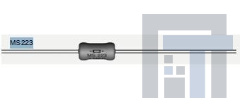 ms244-5.00m-1% Толстопленочные резисторы – сквозное отверстие 5M ohm 4W 1% 2kV 50ppm