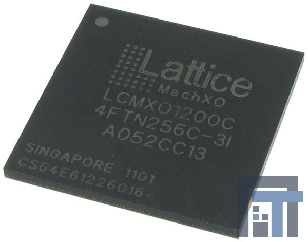 LCMXO1200C-3FT256I FPGA - Программируемая вентильная матрица 1200 LUTs 211 IO 1.8 /2.5/3.3V -3 Spd I