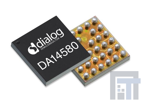 DA14580-01UNA РЧ-системы на кристалле (SoC)  Bluetooth Smart 4.1 SoC with integrated 32-bit ARM Cortex M0 MCU