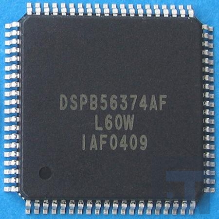 DSPB56374AE Процессоры и контроллеры цифровых сигналов (DSP, DSC) PB-FREE 52 LQFP