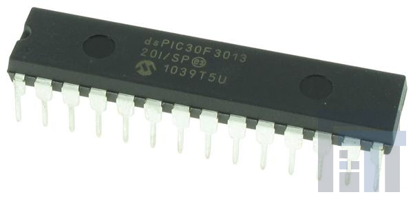 DSPIC30F3013-20I-SP Процессоры и контроллеры цифровых сигналов (DSP, DSC) 28LD 20MIPS 24 KB