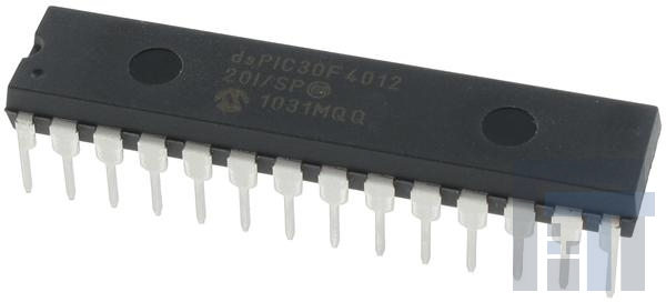 DSPIC30F4012-20I-SP Процессоры и контроллеры цифровых сигналов (DSP, DSC) 16 Bit MCU/DSP 28LD 20M 48KB FL