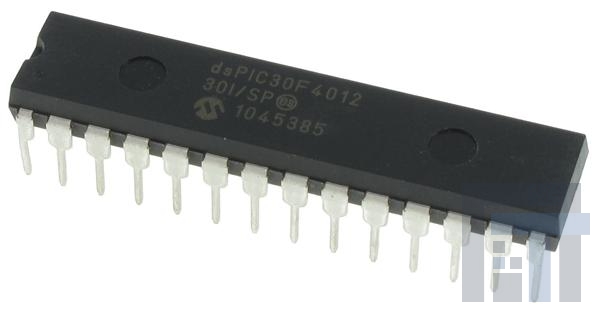 DSPIC30F4012-30I-SP Процессоры и контроллеры цифровых сигналов (DSP, DSC) 16B MCU/DSP 28LD 30M 48KB FL