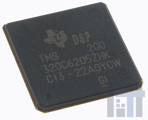 TMS320C6205ZHK200 Процессоры и контроллеры цифровых сигналов (DSP, DSC) Fixed-Pt Dig Sig Proc