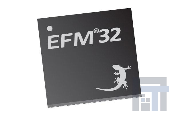 EFM32G210F128-QFN32 Микроконтроллеры ARM 128KB FLASH 16KB RAM 32MHZ 1.8-3.8V