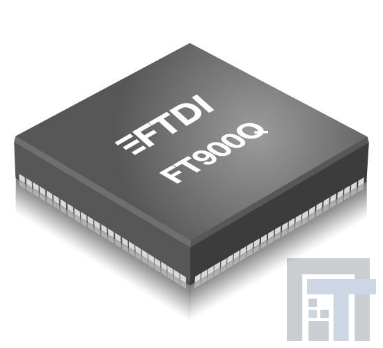 FT900Q-R 32-битные микроконтроллеры 32 Bit MCU 100MHz 256kB CAN, Ethernet