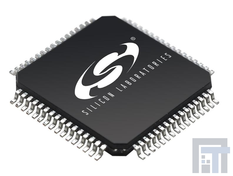 SIM3L166-C-GQ Микроконтроллеры ARM 256KB, DC-DC, 32x4 LCD, AES, TQFP64
