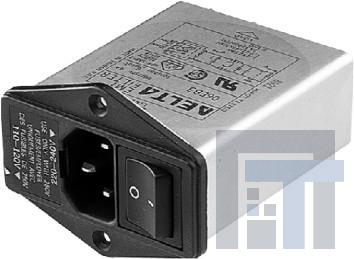 03EB3A Модули подачи электропитания переменного тока Single 250V 3A IEC Screw N/A-LUG