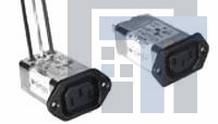 10EBF1 Модули подачи электропитания переменного тока 10A IEC - FASTON FLANGE MOUNT