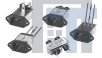 10EH3 Модули подачи электропитания переменного тока 10A WIRE - WIRE LEAD FLANGE MOUNT