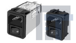 15CBS1 Модули подачи электропитания переменного тока 15A /IEC320 SNAP-IN PRECONECTED TERMINAL