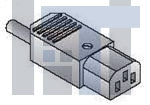 161-R332-E Модули подачи электропитания переменного тока Cable Connector Outlet