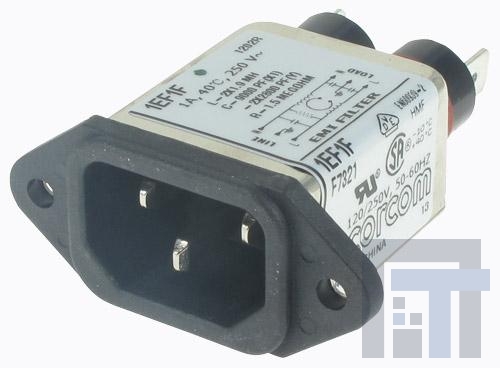 1EF1F Модули подачи электропитания переменного тока 1A IEC-1/4