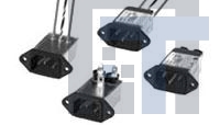 1EF8 Модули подачи электропитания переменного тока 1A IEC-WIRE LEAD FLANGE MOUNT