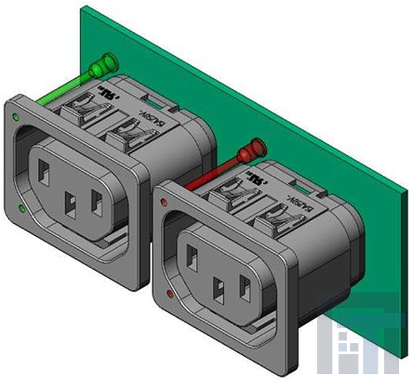 6600.4212.21 Модули подачи электропитания переменного тока 6600 APPLIANCE OUTLET 10A 70C