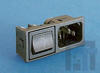 BZM27-Z0000-57B Модули подачи электропитания переменного тока C14-IEC INLET DP SW POWER MODULE