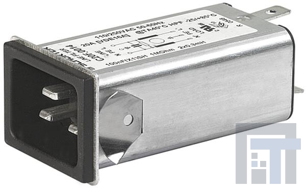 C20F.0101.21 Модули подачи электропитания переменного тока C20F APPLIANCE INLET FILTER 20A - V-LOCK