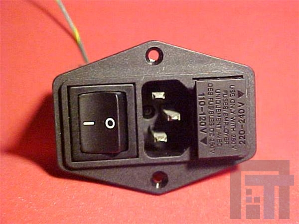 FN394-2.5-05-11 Модули подачи электропитания переменного тока 2.5A FASTON 2FUSE POWER ENTRY MODULES