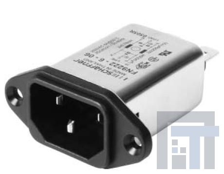 FN9222R-12-06 Модули подачи электропитания переменного тока COMPACT RESISTOR 12A