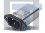 FN9233S1R-10-06 Модули подачи электропитания переменного тока 10A Bleed Resistor Snap-in horizontal