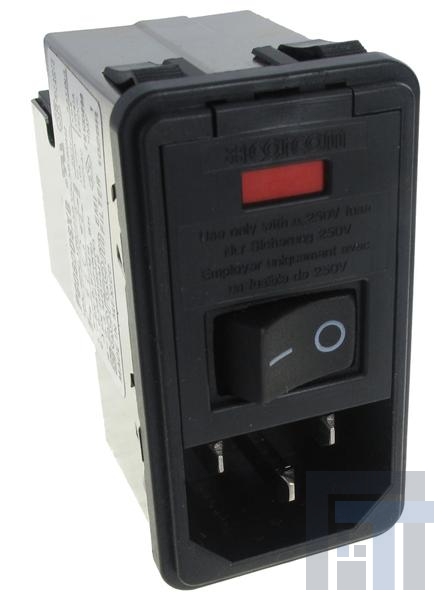 PS0S0DSXB Модули подачи электропитания переменного тока 10A DUAL FUSE SNAP IN MOUNT
